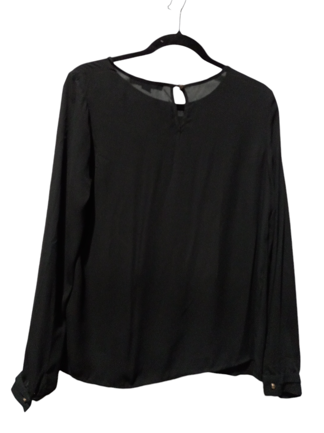 Blouse Long Sleeve By Forever 21 In Black, Size: S