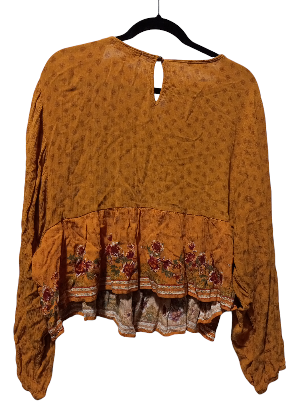 Blouse Long Sleeve By Rewind In Multi-colored, Size: Xxl