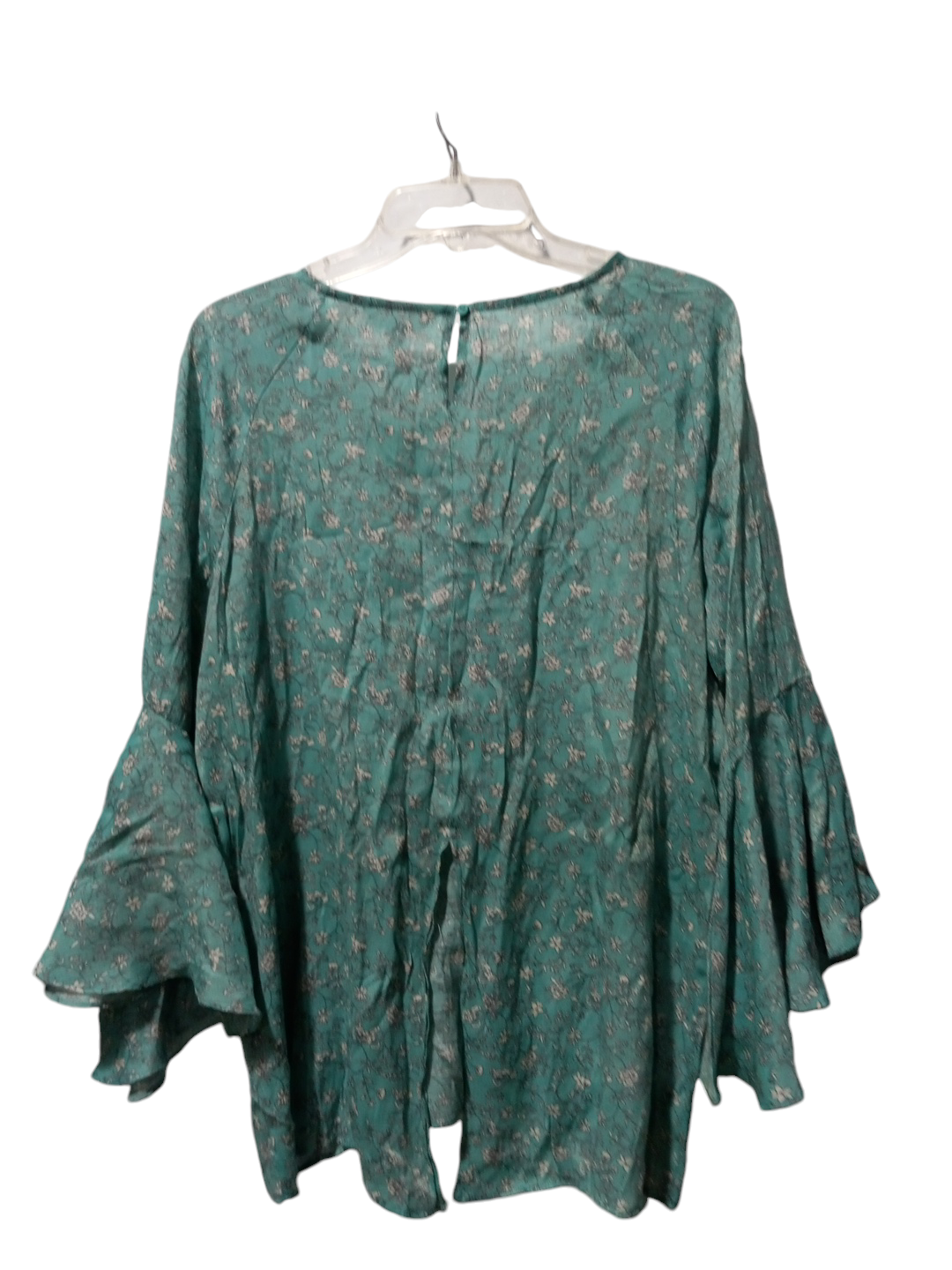 Blouse Long Sleeve By Lc Lauren Conrad In Floral Print, Size: Xxl