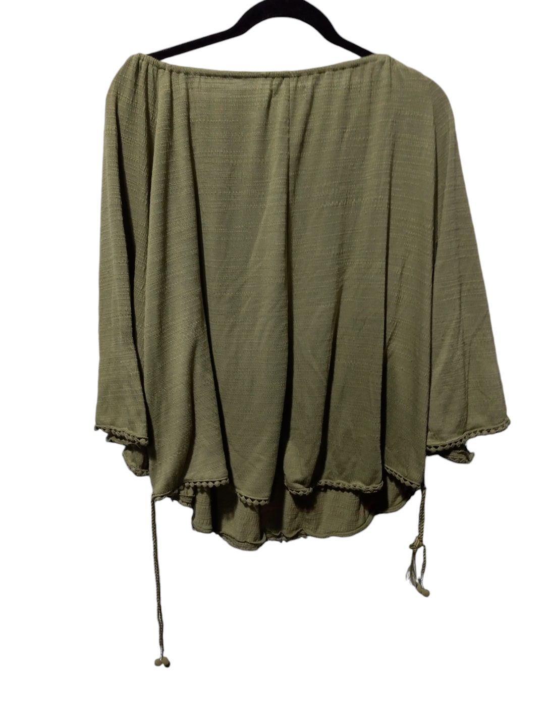 Top 3/4 Sleeve By Studio In Green, Size: Xl