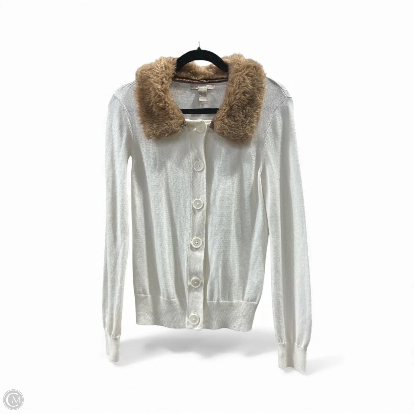 Cardigan By Banana Republic In White, Size: M