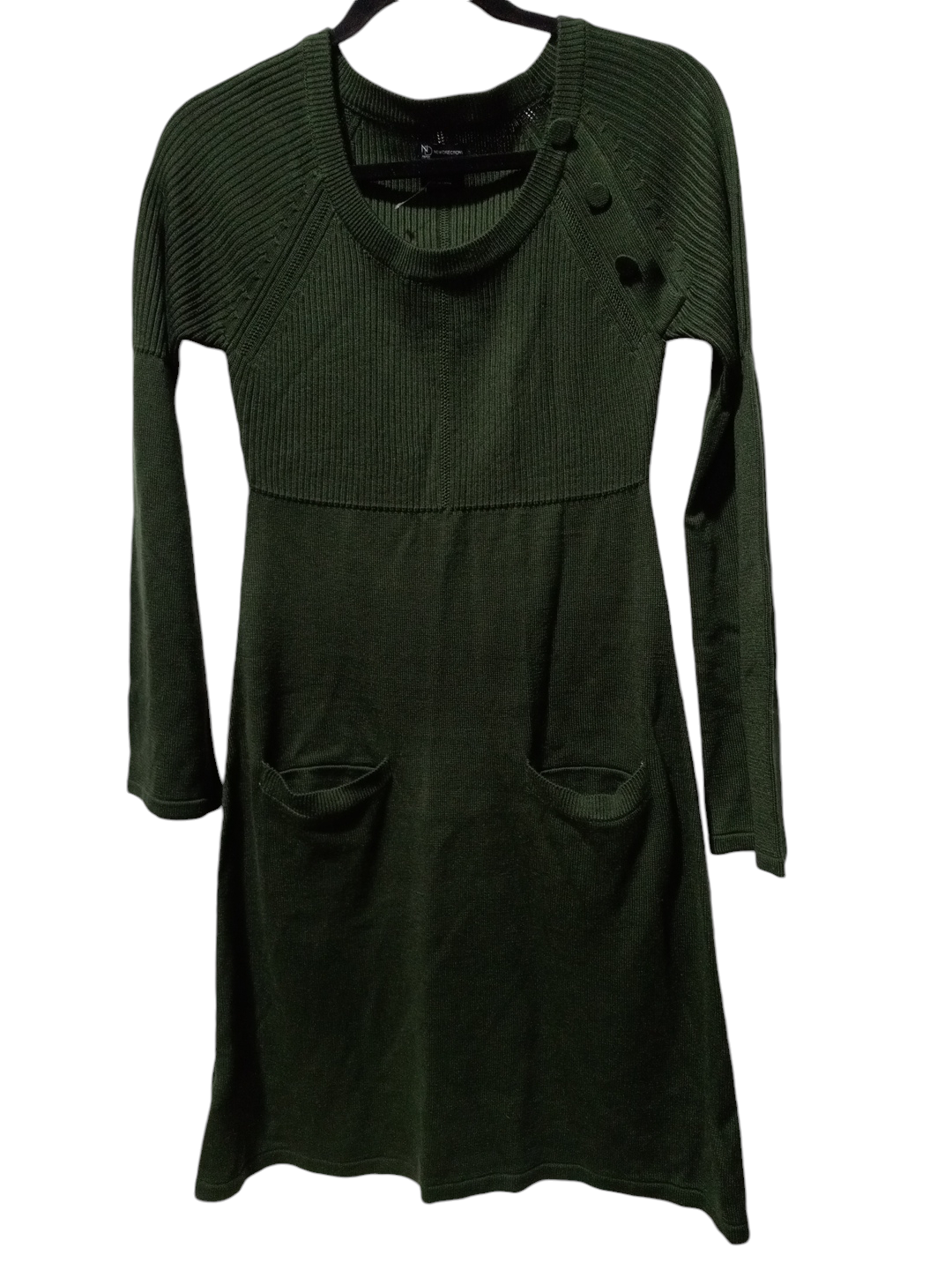 Dress Sweater By New Directions In Green, Size: S