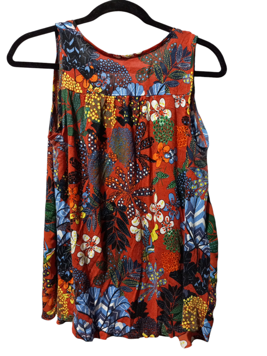 Blouse Sleeveless By Loft In Floral Print, Size: M