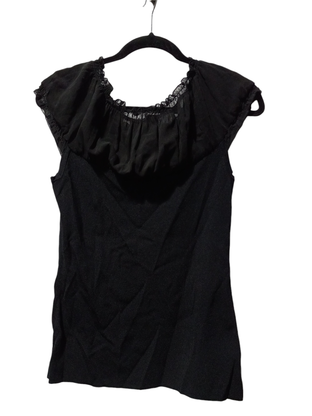 Blouse Sleeveless By Kenar In Black, Size: S