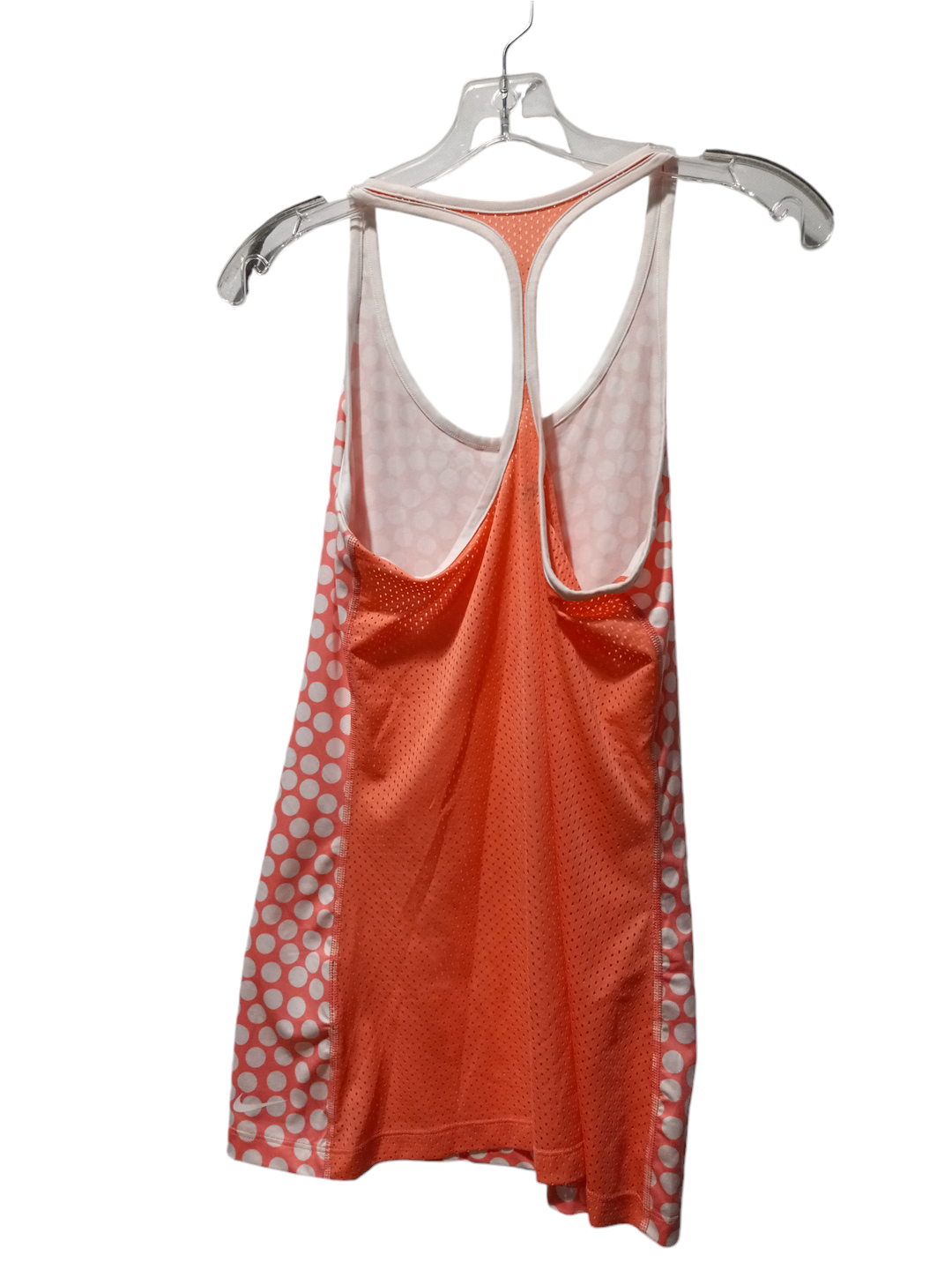 Athletic Tank Top By Nike Apparel In Polkadot Pattern, Size: S