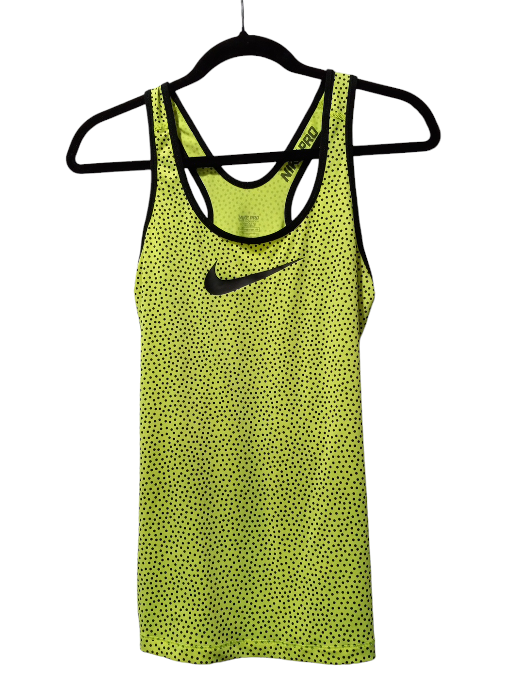 Athletic Tank Top By Nike Apparel In Polkadot Pattern, Size: S