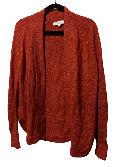 Cardigan By Loft In Red, Size: Xs