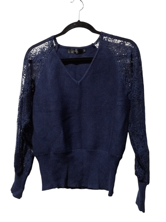 Top Long Sleeve By Clothes Mentor In Navy, Size: S