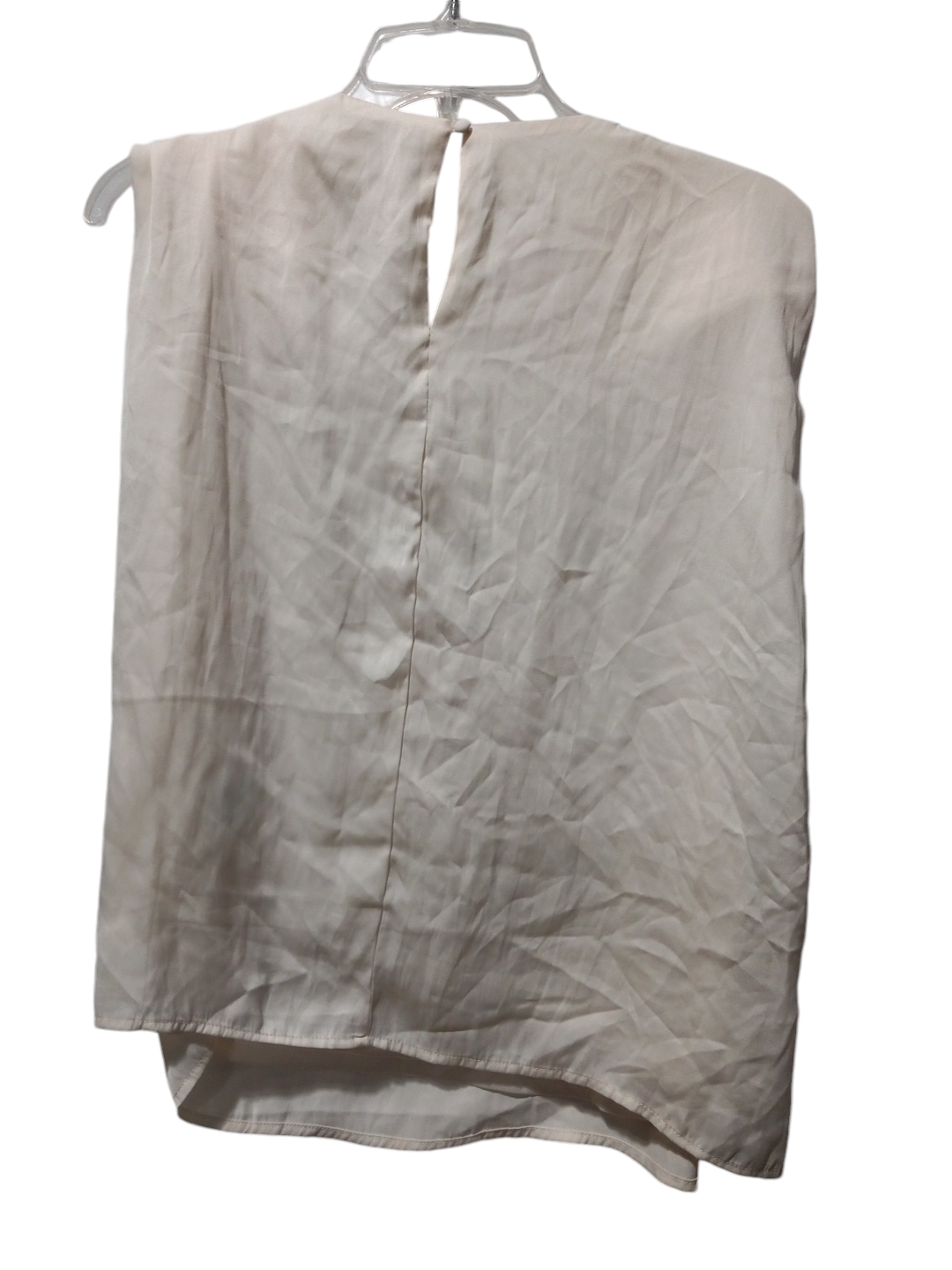 Blouse Short Sleeve By Tcec In White, Size: L