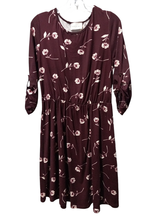 Dress Casual Midi By Clothes Mentor In Floral Print, Size: Xl