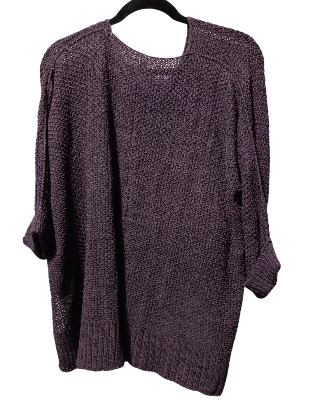 Top 3/4 Sleeve By Wishlist In Purple, Size: S