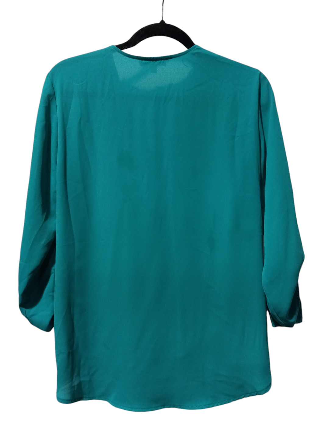 Blouse Long Sleeve By Pleione In Green, Size: S