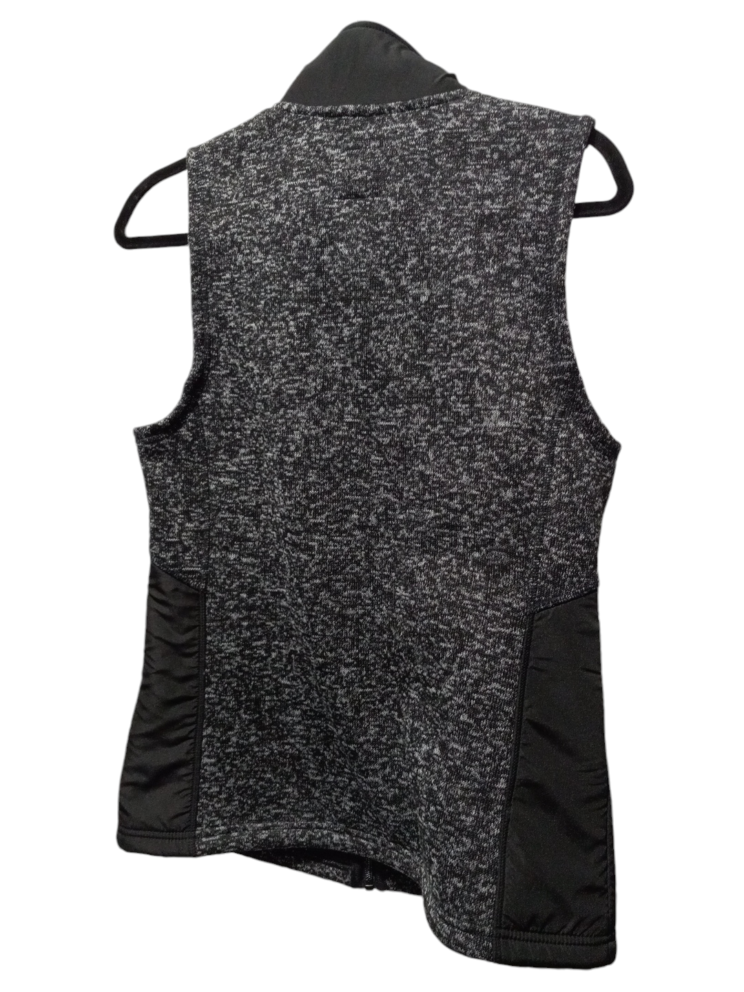 Vest Fleece By Faded Glory In Black & Grey, Size: S