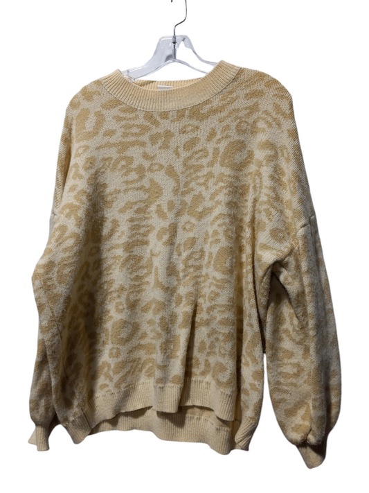 Sweater By Main Strip In Animal Print, Size: S