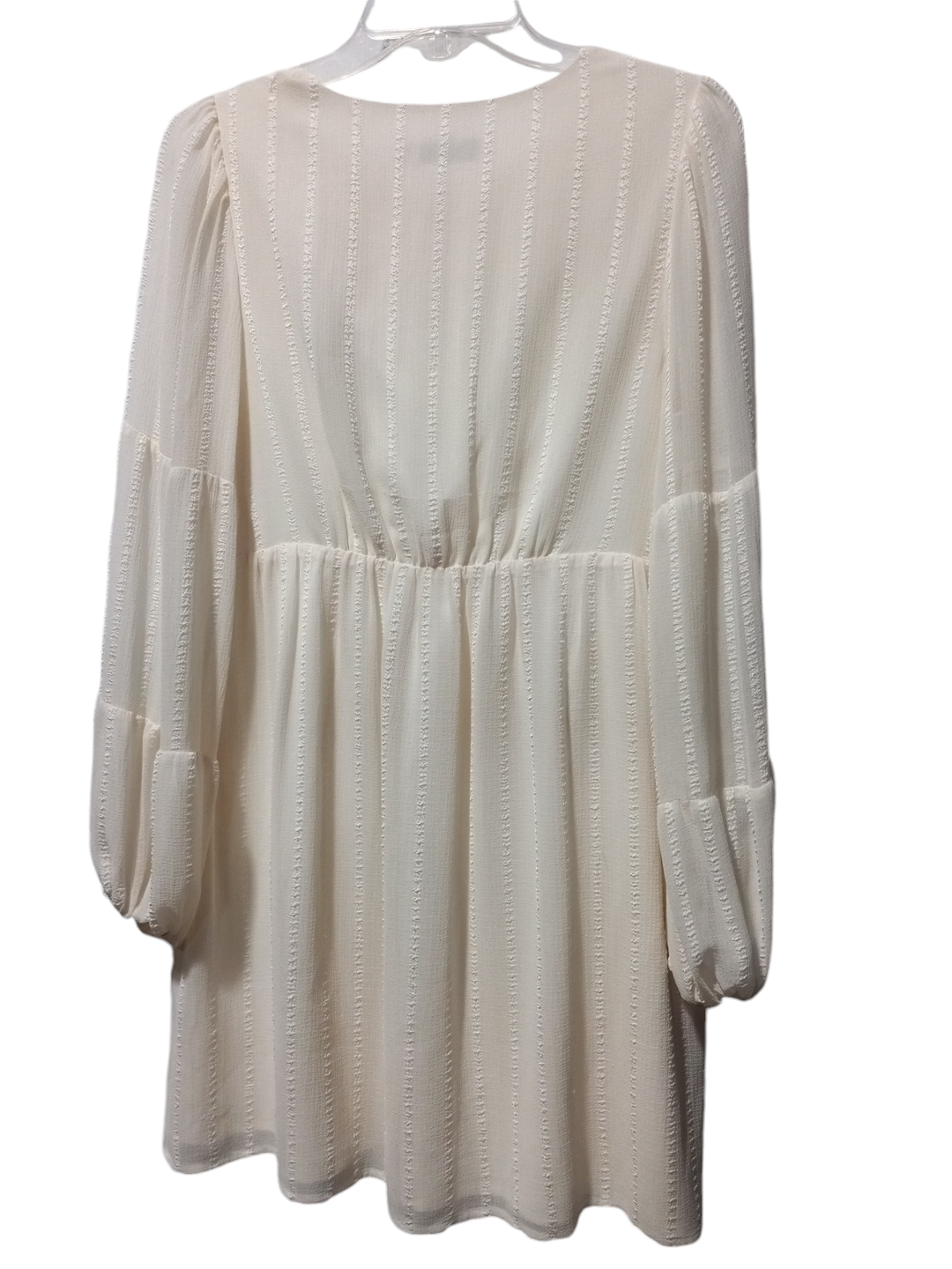 Dress Casual Midi By Clothes Mentor In Ivory, Size: M