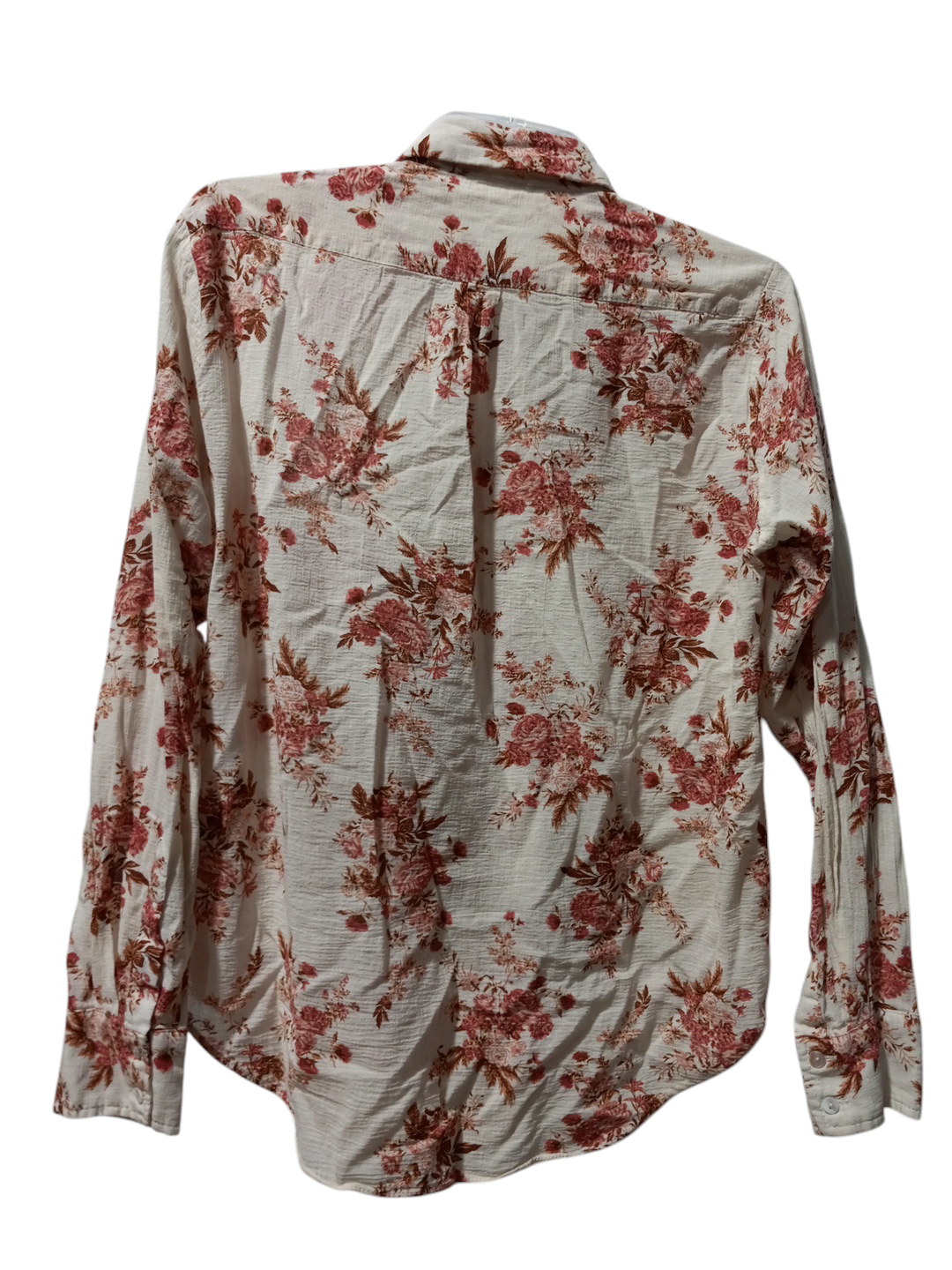 Blouse Long Sleeve By Olivaceous In Floral Print, Size: M