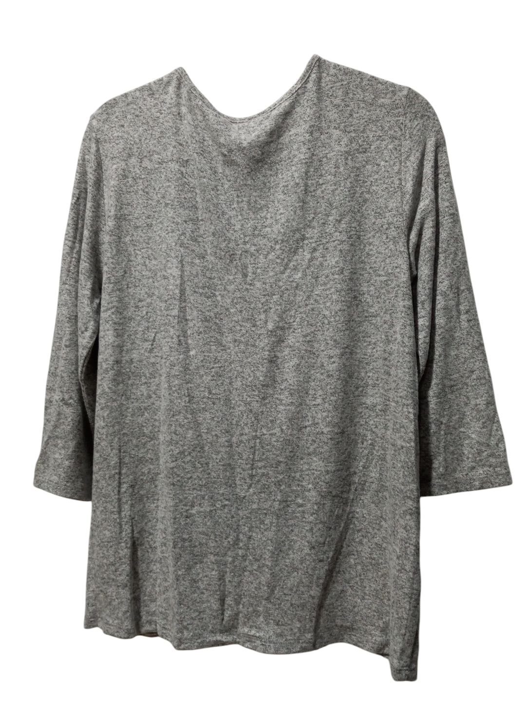 Top Long Sleeve By Market & Spruce In Grey, Size: L