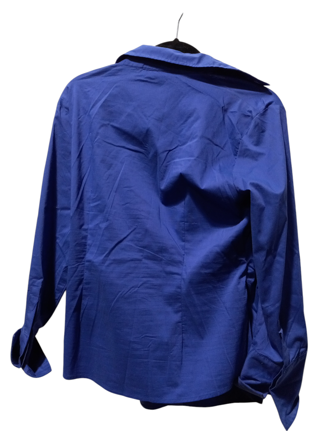 Blouse Long Sleeve By New York And Co In Blue, Size: L