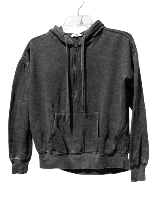 Sweatshirt Hoodie By Ultra Flirt In Grey, Size: Xs