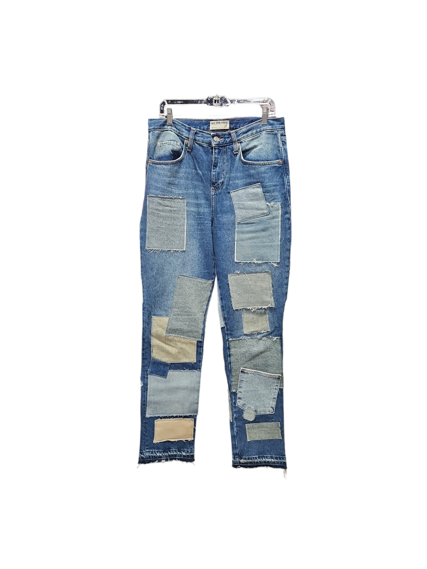 Jeans Straight By Free People In Blue Denim