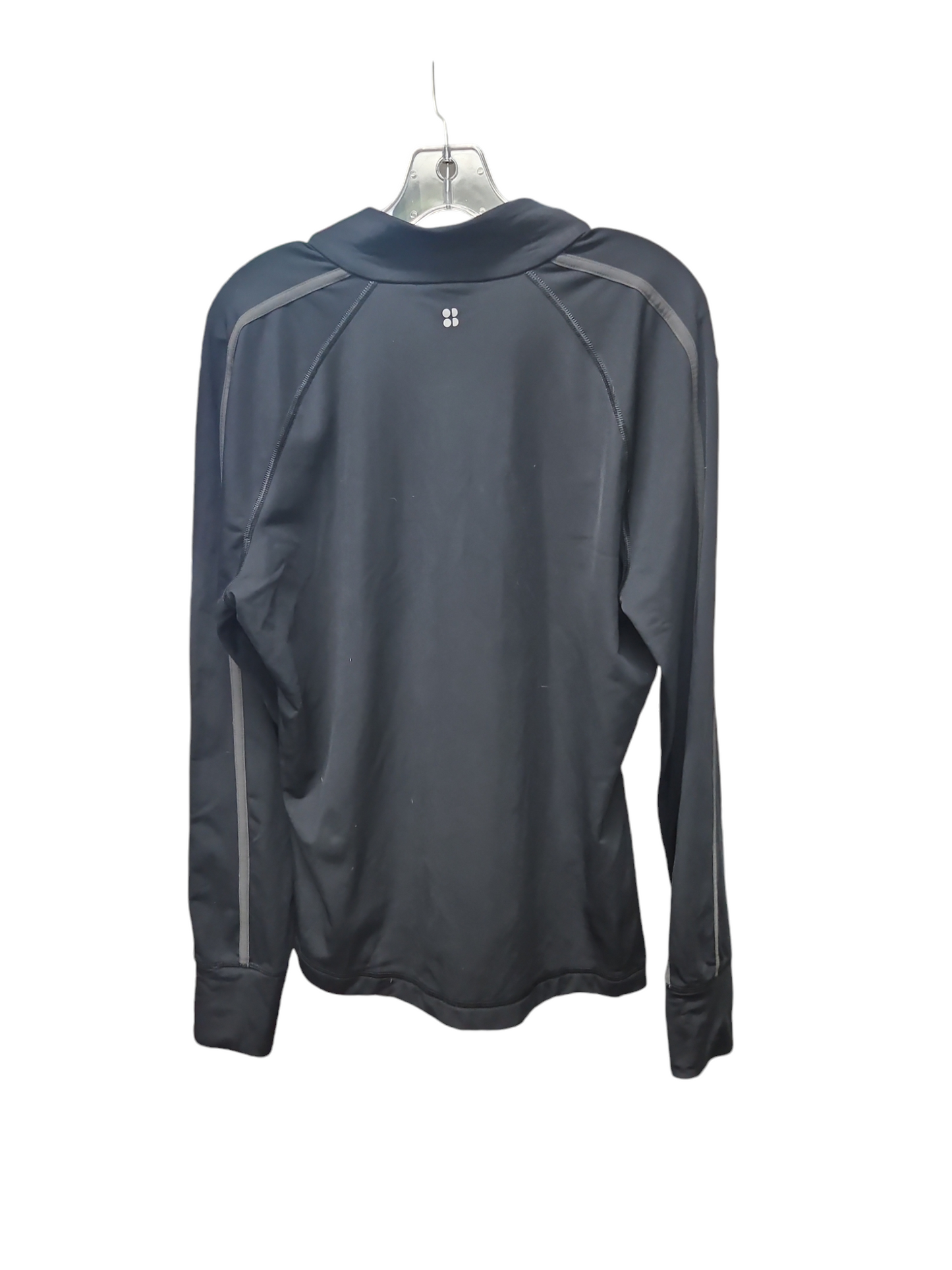 Athletic Top Long Sleeve Collar By Sweaty Betty In Black, Size: Xxl