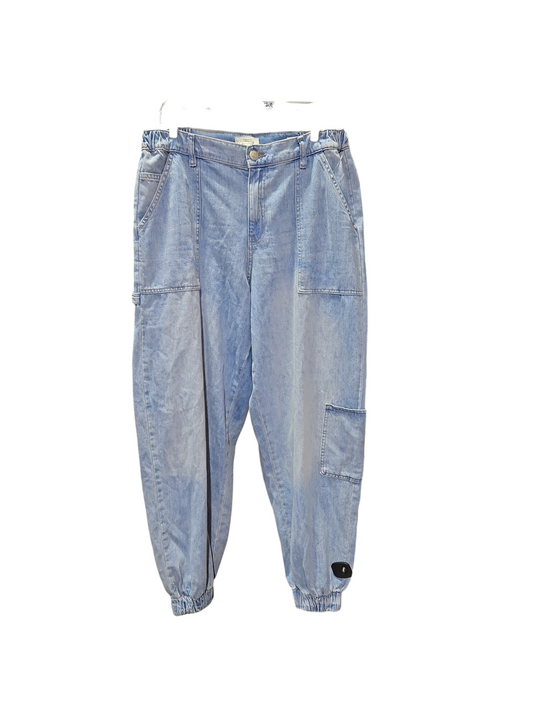 Pants Cargo & Utility By Forever 21 In Blue Denim, Size: 14