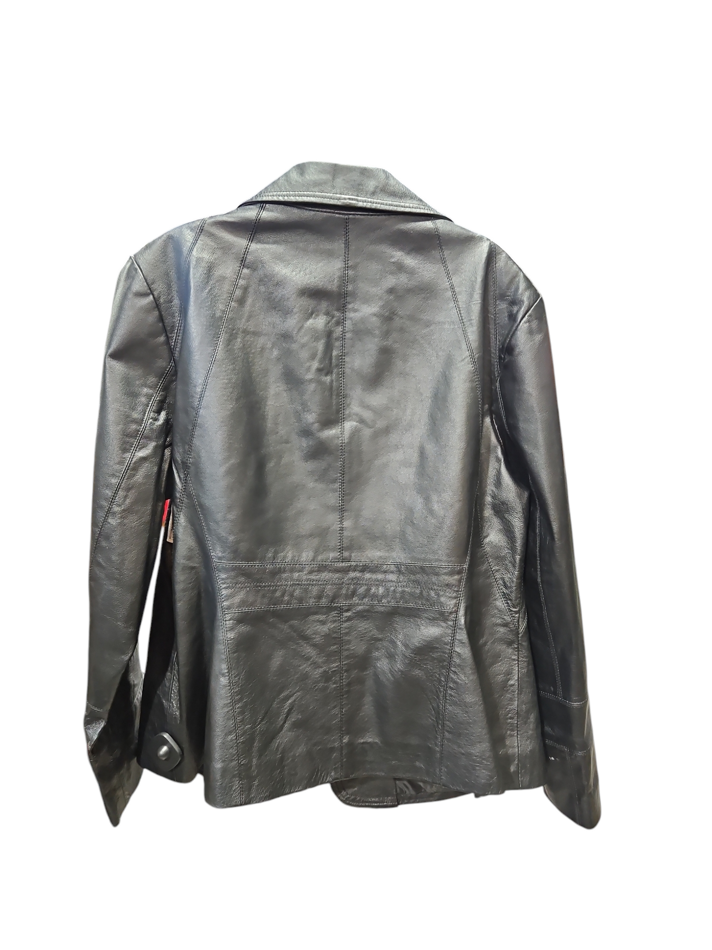 Jacket Leather By East 5th In Black, Size: Xl