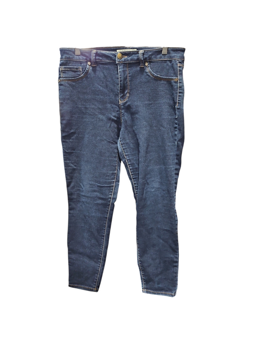 Jeans Skinny By D Jeans In Blue Denim, Size: 12