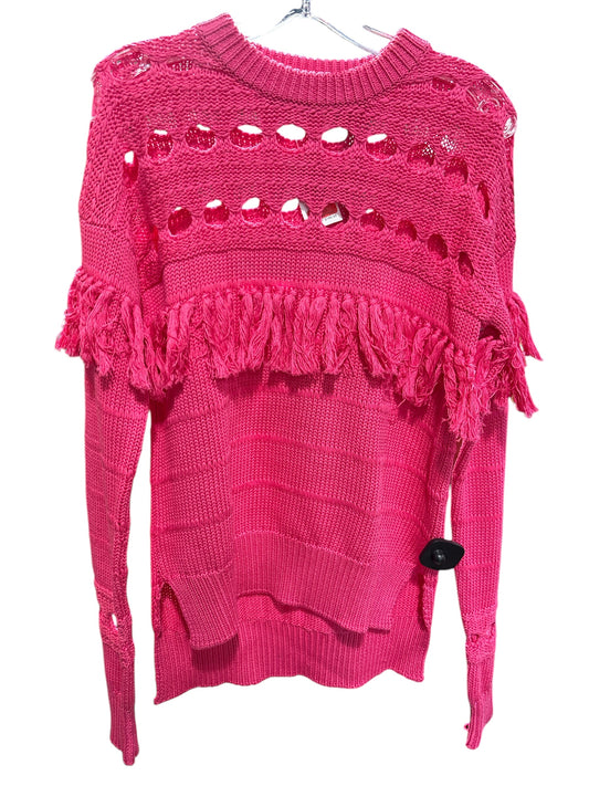 Sweater By Clothes Mentor In Pink, Size: S