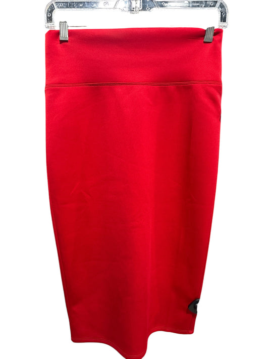 Skirt Midi By It In Red, Size: M