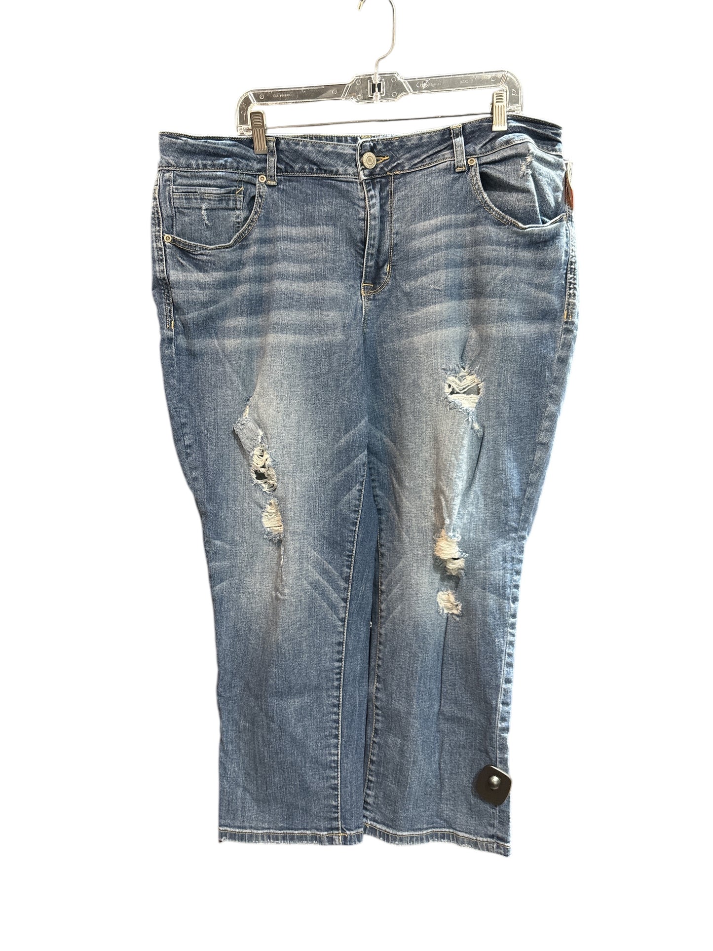 Jeans Boot Cut By Maurices In Blue Denim, Size: 20