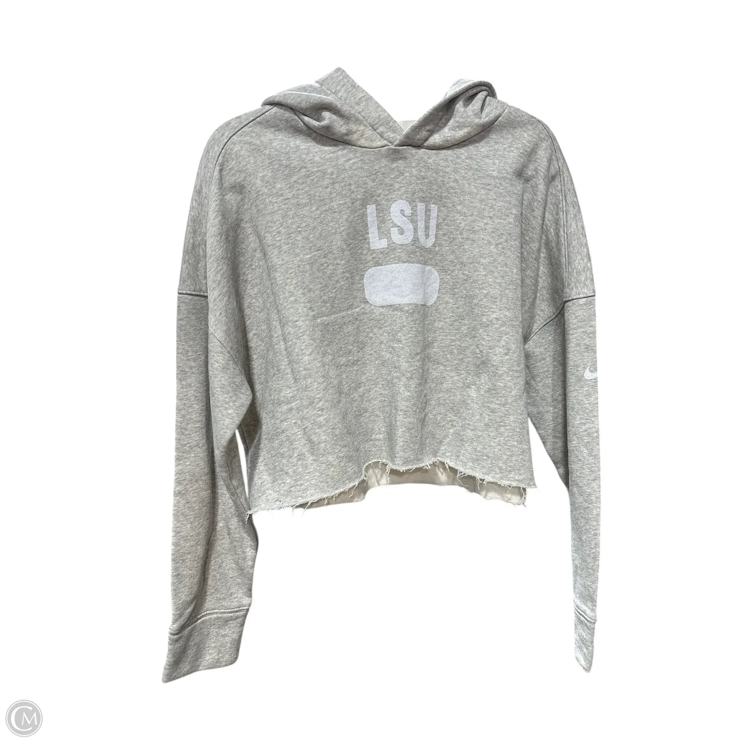 Sweater By Nike Apparel In Grey, Size: Xl