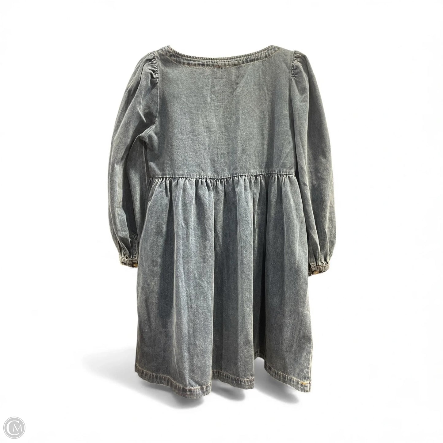 Dress Casual Midi By Flying Monkey In Blue Denim, Size: S
