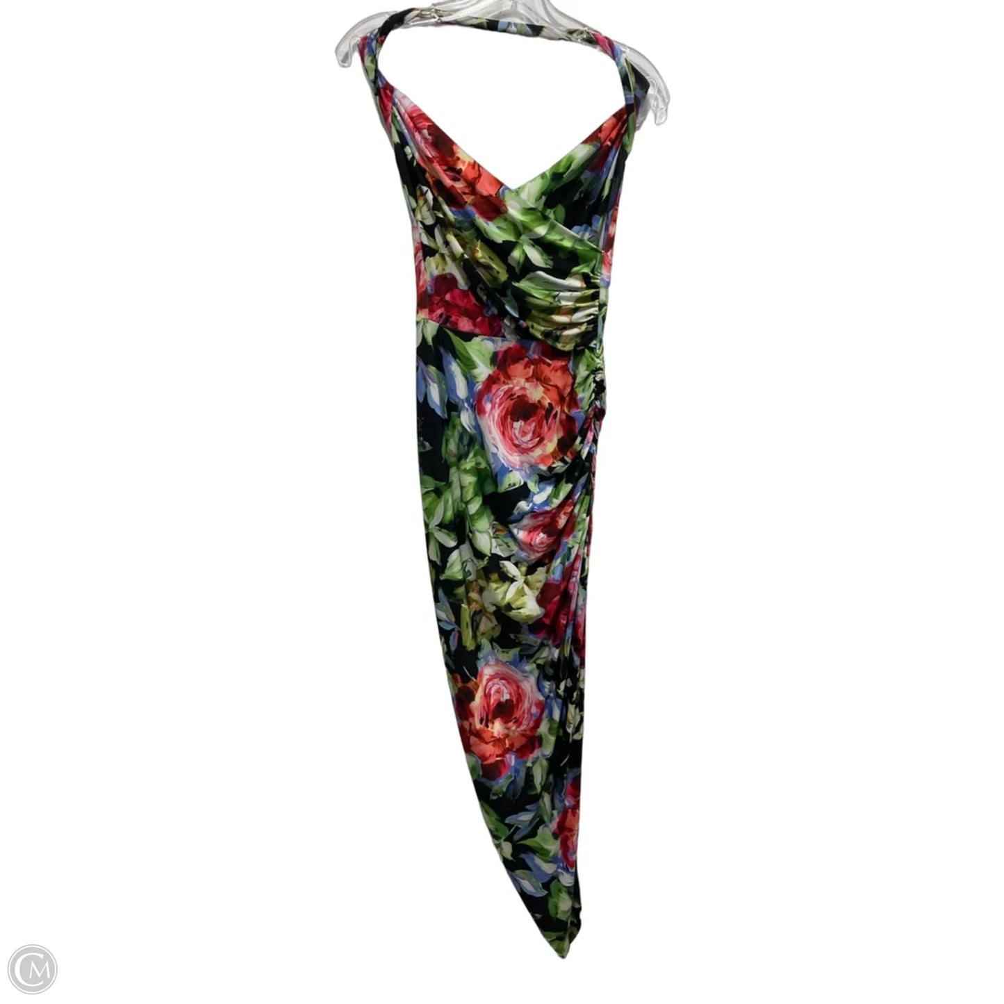 Dress Party Long By Norma Kamali In Floral Print, Size: Xs