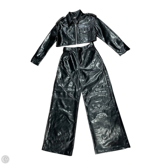 Pants Set 2pc By Zara Women In Black, Size: L