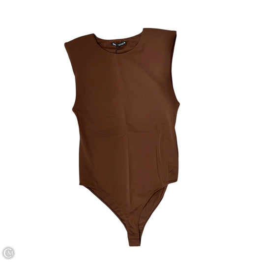 Bodysuit By Zara In Brown, Size: L