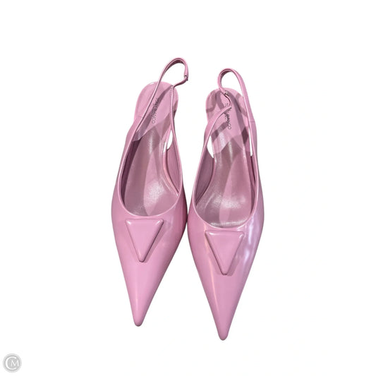 Shoes Heels Kitten By Clothes Mentor In Pink, Size: 10