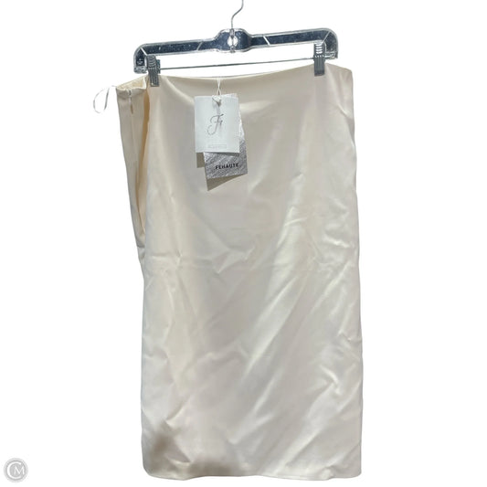 Skirt Maxi By Clothes Mentor In Cream, Size: 12