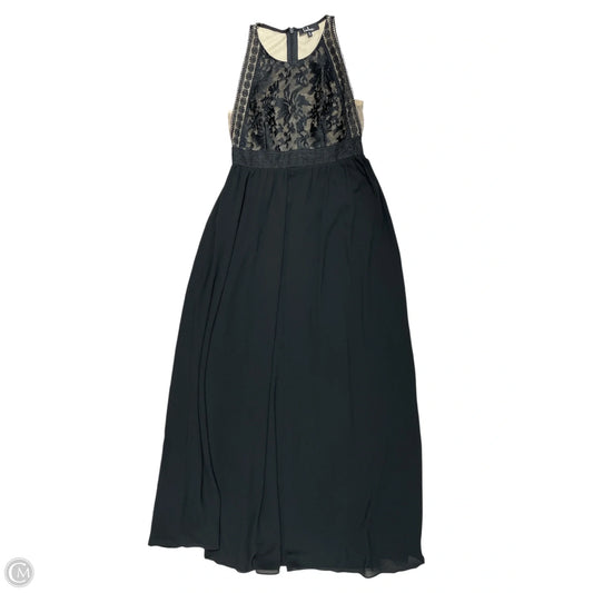 Dress Party Long By Lulus In Black & Tan, Size: Xl