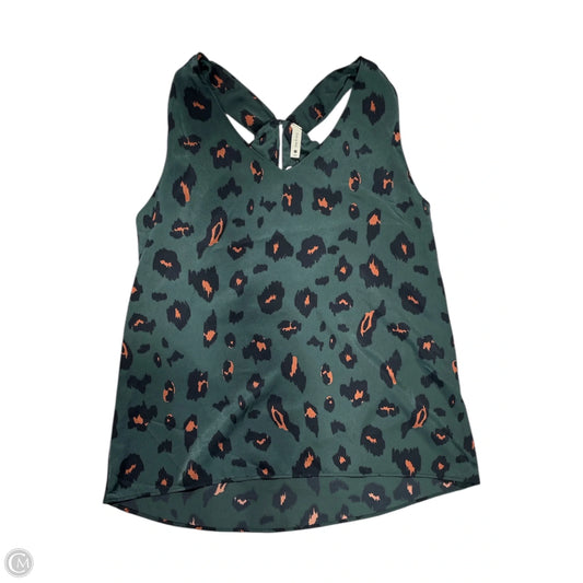 Blouse Sleeveless By Tyche In Animal Print, Size: M