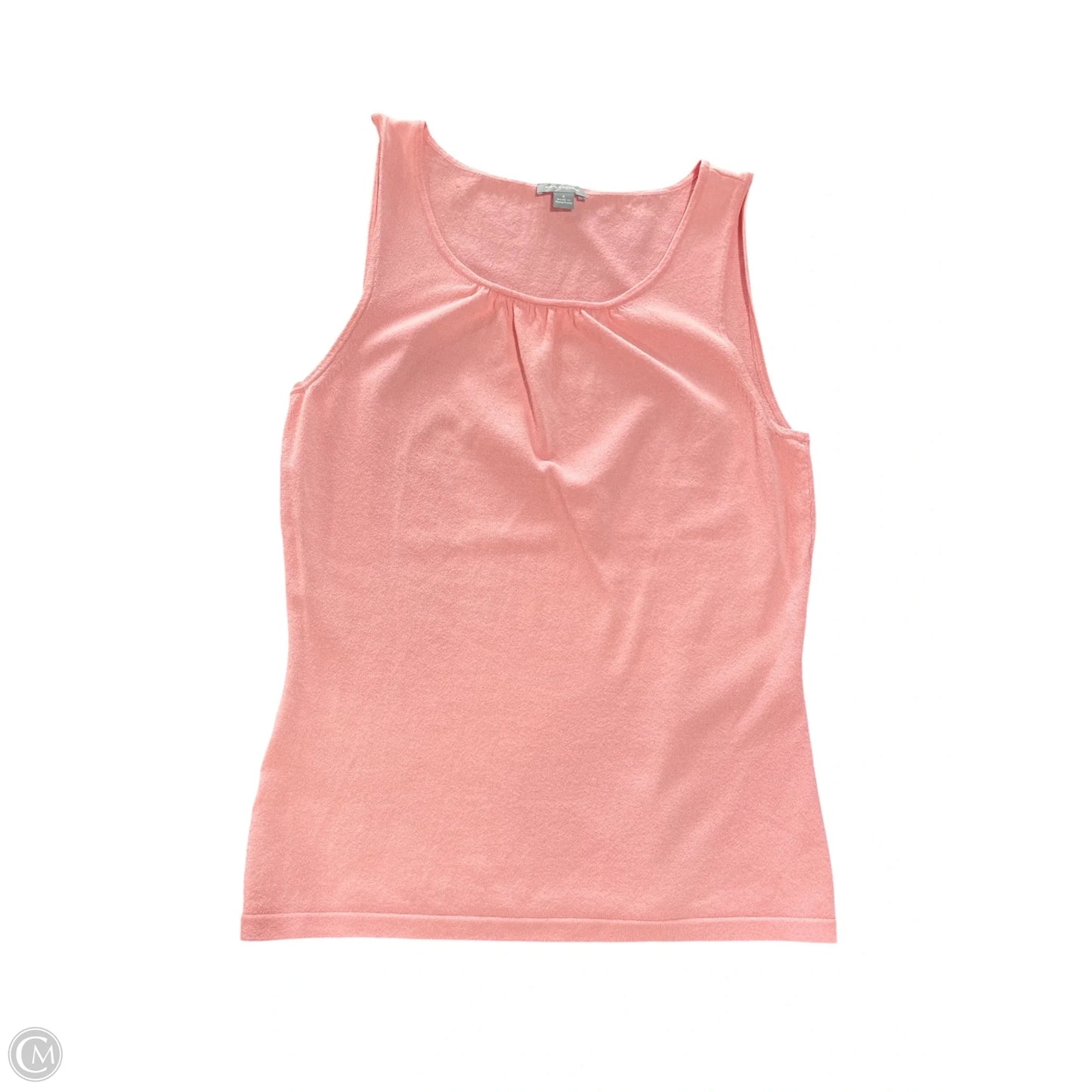 Blouse Sleeveless By Ann Taylor In Pink, Size: S