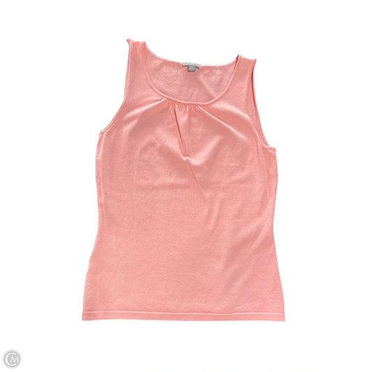 Blouse Sleeveless By Ann Taylor In Pink, Size: S