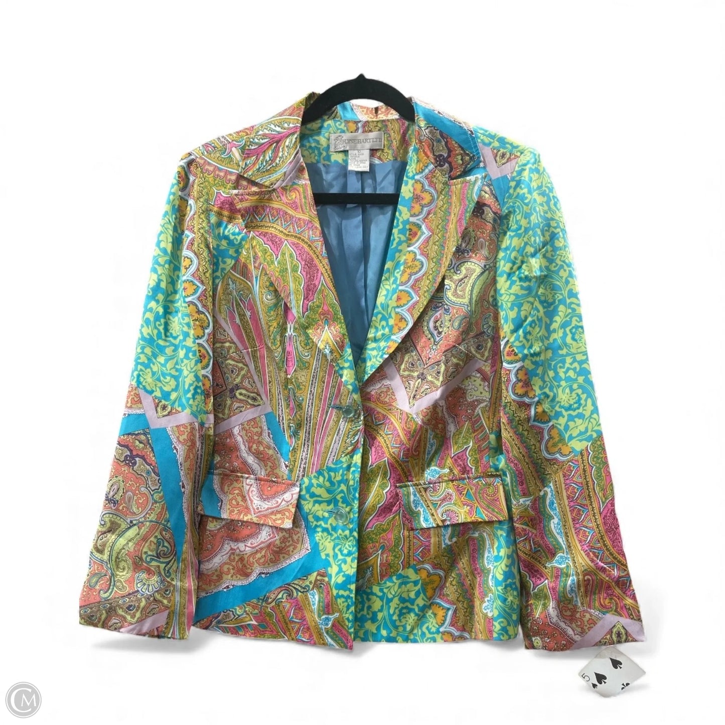 Blazer By Ilyse Hart Ltd In Multi-colored, Size: 10