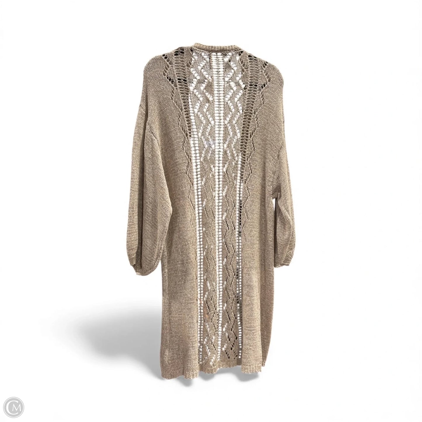 Cardigan By Anthropologie In Taupe, Size: Osfm