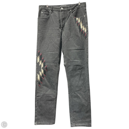 Jeans Designer By Isabel Marant In Black Denim, Size: L