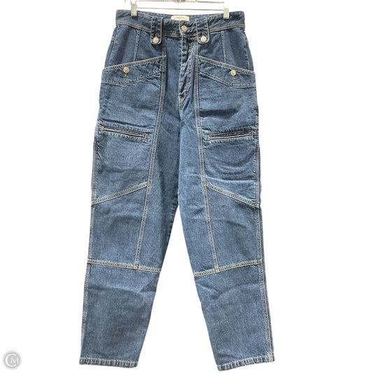 Jeans Designer By Isabel Marant In Blue Denim, Size: L