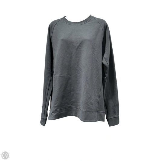 Athletic Sweatshirt Crewneck By Lululemon In Black, Size: L