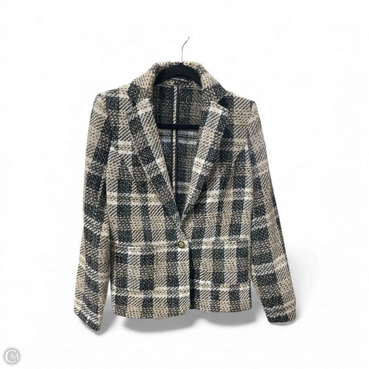 Blazer By Amanda + Chelsea In Plaid Pattern, Size: M