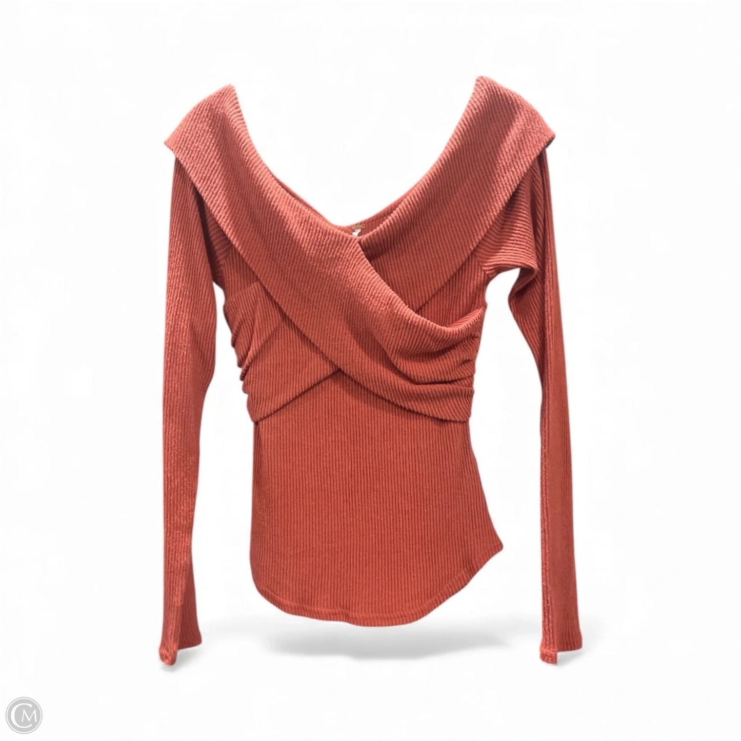 Top Long Sleeve By Free People In Red, Size: M