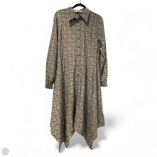 Dress Casual Maxi By Michael By Michael Kors In Paisley Print, Size: L